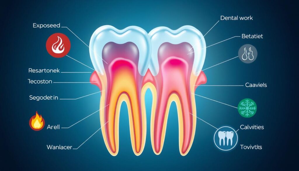 Causes of tooth sensitivity