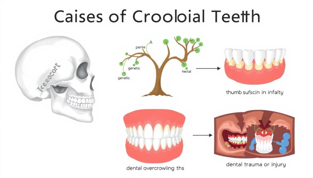 causes of crooked teeth