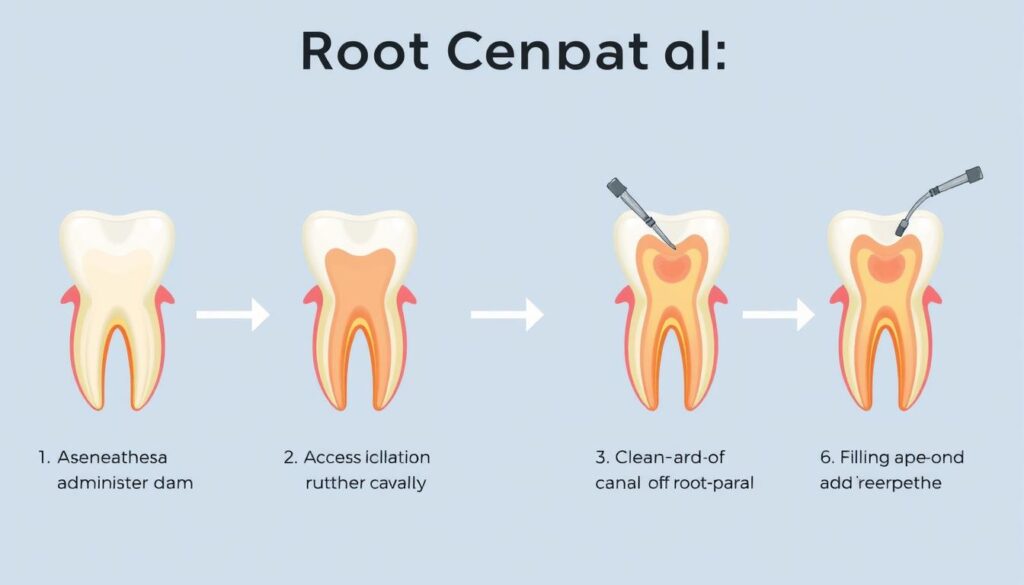 root canal procedure steps