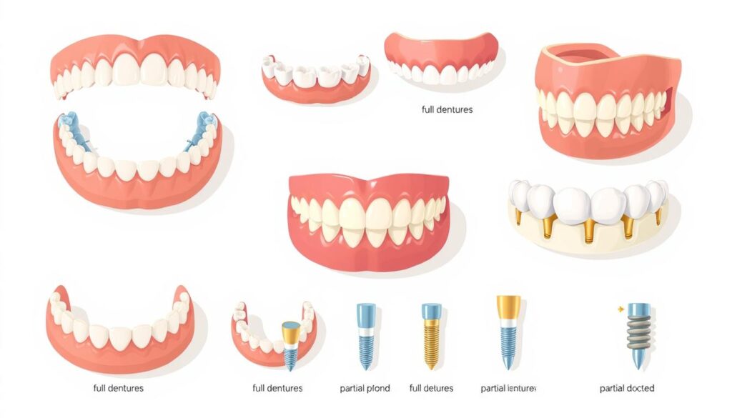 types of dentures